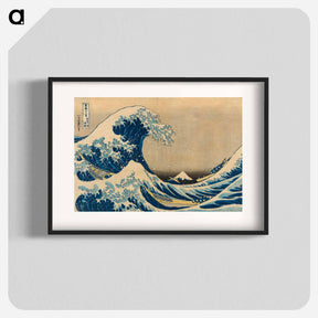 アートポスター-Under the Wave off Kanagawa - 葛飾 北斎 Poster.