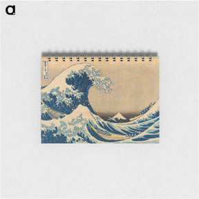アートメモ帳-Under the Wave off Kanagawa - 葛飾 北斎 Memo.