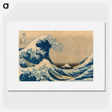 Under the Wave off Kanagawa - 葛飾 北斎 Poster.