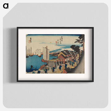Shinagawa: Departure of a Daimyō
 - 歌川 広重 Poster.