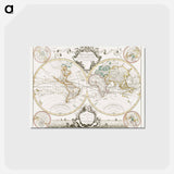 アートポストカード-Mappe-monde
 - ボストン公共図書館 Postcard.