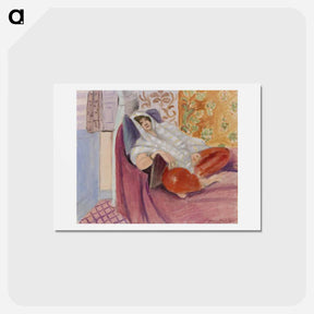 アートポストカード-Woman Reclining - アンリ マティス Postcard.