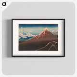 Shower Below the Summit - Katsushika Hokusai Poster.