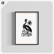 アートポスター-Crowned Crane of South Africa
 - 大英図書館 Poster.