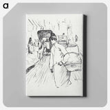 アートパネル-The Laundress
 - クリーブランド美術館 Canvas.