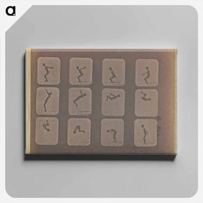 アートパネル-Back Somersault
 - エドワード マイブリッジ Canvas.