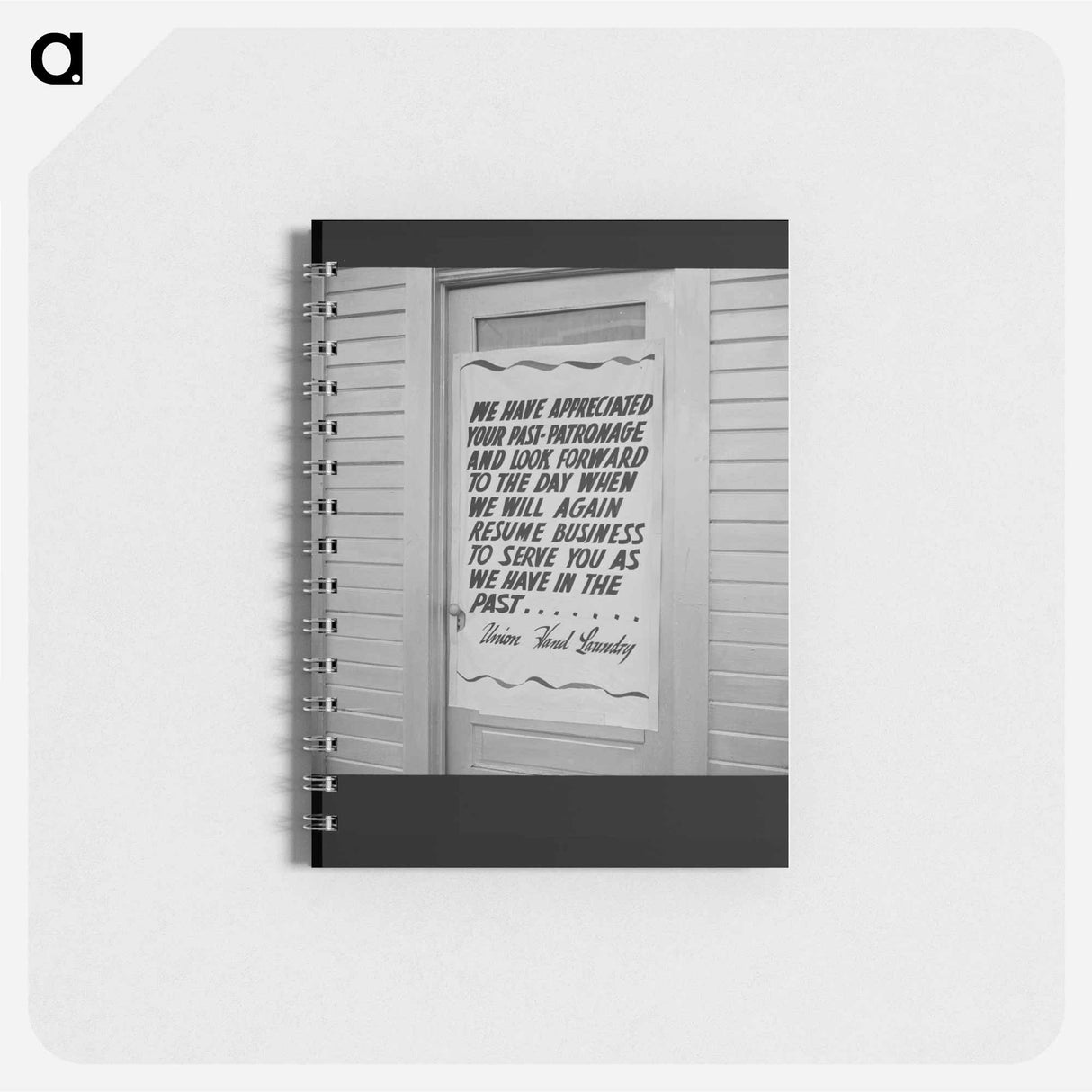 アートメモ帳-Filling Barrels with Spring Water
 - ラッセル リー Memo.