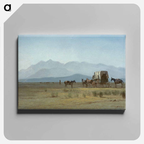 アートパネル-Surveyor's Wagon in the Rockies
 - セントルイス美術館 Canvas.