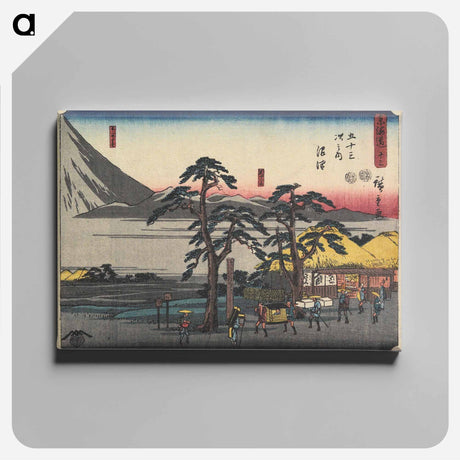 アートパネル-13 Numazu: The Ashigara Mountains and the Foot of Mt. Fuji
 - 歌川 広重 Canvas.
