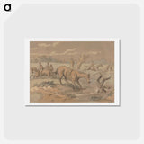 アートポストカード-The Sporting Parson: "He Then Goes in For Baptism"
 - イェール大学アートギャラリー Postcard.
