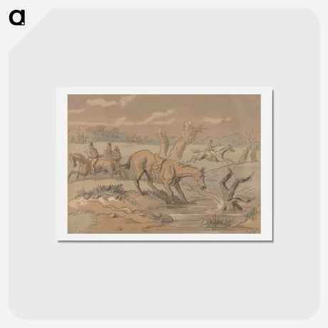 アートポストカード-The Sporting Parson: "He Then Goes in For Baptism"
 - イェール大学アートギャラリー Postcard.