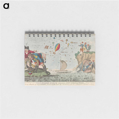 アートメモ帳-Bonne Farte Raising a Southerly Wind, or a Sketch of the Inteded Invasion Found at the Door of Brooks's in St. James's Street
 - イェール大学アートギャラリー Memo.