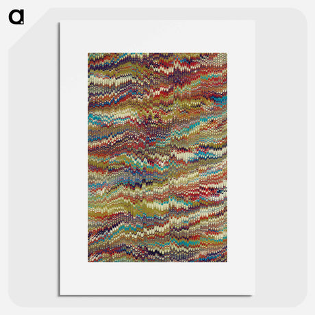アートポスター-Decorative Paper from The Musical Entertainments in the Virgin Prophetess
 - 大英図書館 Poster.