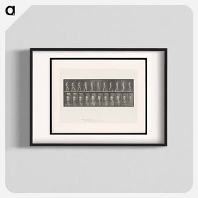 アートポスター-Walking Figure with Spinal Curvature
 - エドワード マイブリッジ Poster.