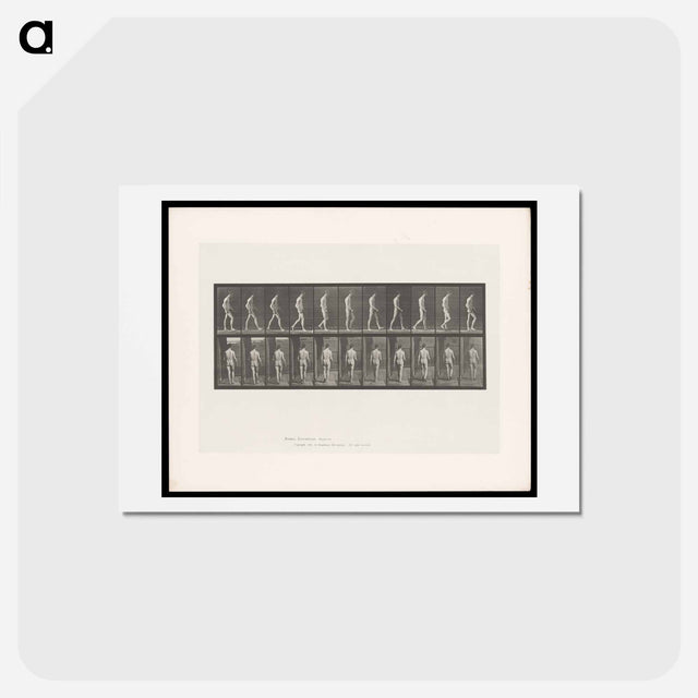 アートポストカード-Walking Figure with Spinal Curvature
 - エドワード マイブリッジ Postcard.