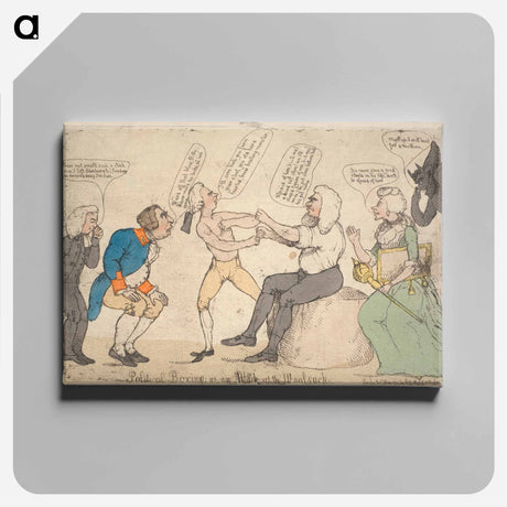 アートパネル-Political Boxing; or an Attack, at the Woolsack
 - イェール大学アートギャラリー Canvas.