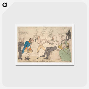 アートポストカード-Political Boxing; or an Attack, at the Woolsack
 - イェール大学アートギャラリー Postcard.