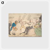 アートポストカード-Political Boxing; or an Attack, at the Woolsack
 - イェール大学アートギャラリー Postcard.