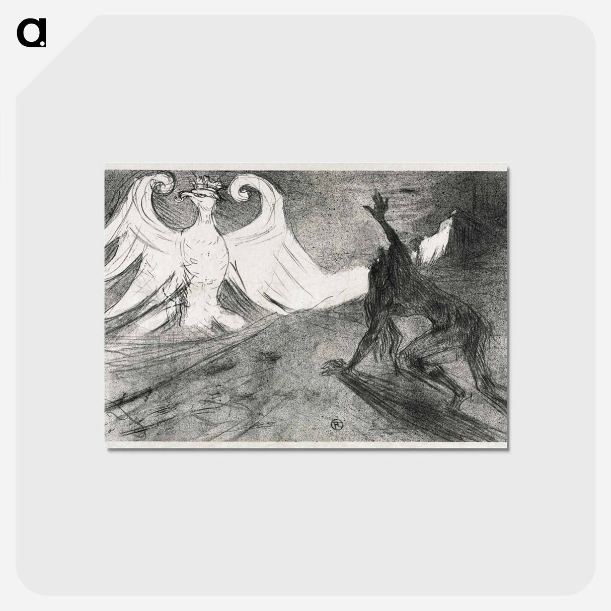 アートポストカード-Au pied du Sinaï
 - クリーブランド美術館 Postcard.