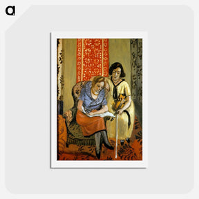 アートポストカード-Musicians - アンリ マティス Postcard.