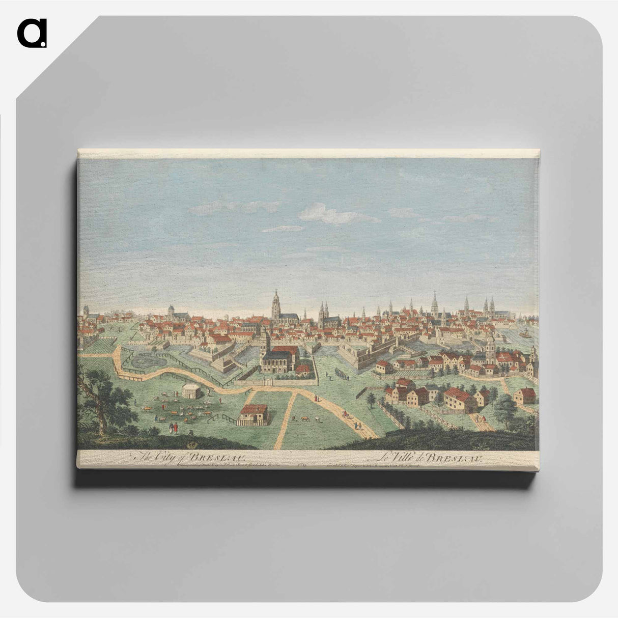 アートパネル-The City of Breslau
 - イェール大学アートギャラリー Canvas.