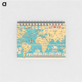 アートメモ帳-Mercator Map of the World United
 - ボストン公共図書館 Memo.