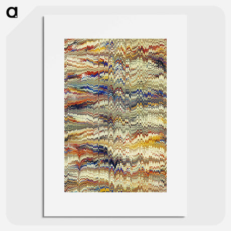 アートポスター-Decorative Paper from The Great Favourite, or, The Duke of Lerma
 - 大英図書館 Poster.