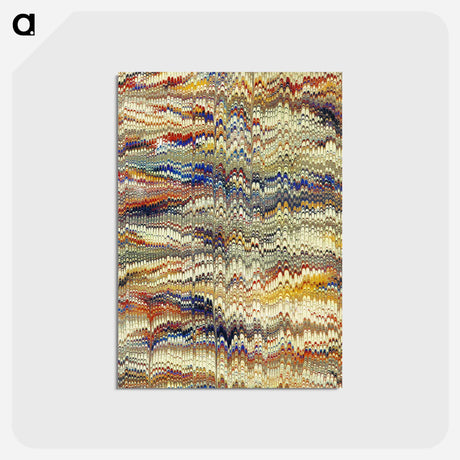 アートポストカード-Decorative Paper from The Great Favourite, or, The Duke of Lerma
 - 大英図書館 Postcard.
