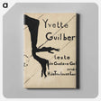 アートパネル-Yvette Guilbert
 - クリーブランド美術館 Canvas.
