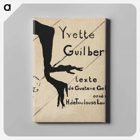 アートパネル-Yvette Guilbert
 - クリーブランド美術館 Canvas.