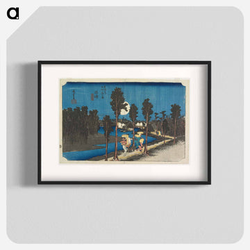 Numazu: Twilight Picture
 - 歌川 広重 Poster.