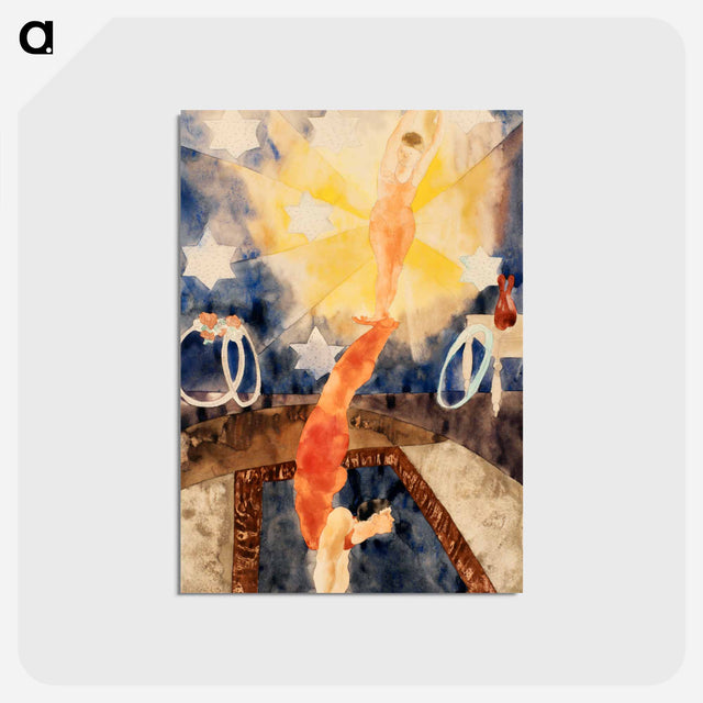アートポストカード-Two Acrobats in Red Tights
 - バーンズ・コレクション Postcard.