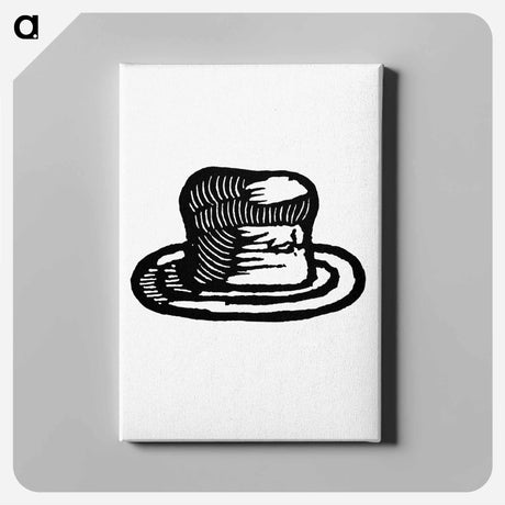 アートパネル-Victorian Top Hat Engraving
 - 大英図書館 Canvas.