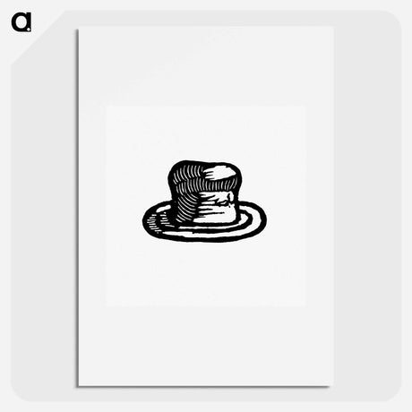 アートポスター-Victorian Top Hat Engraving
 - 大英図書館 Poster.