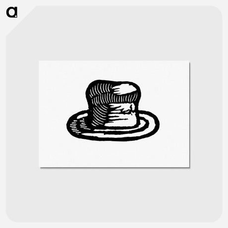 アートポストカード-Victorian Top Hat Engraving
 - 大英図書館 Postcard.