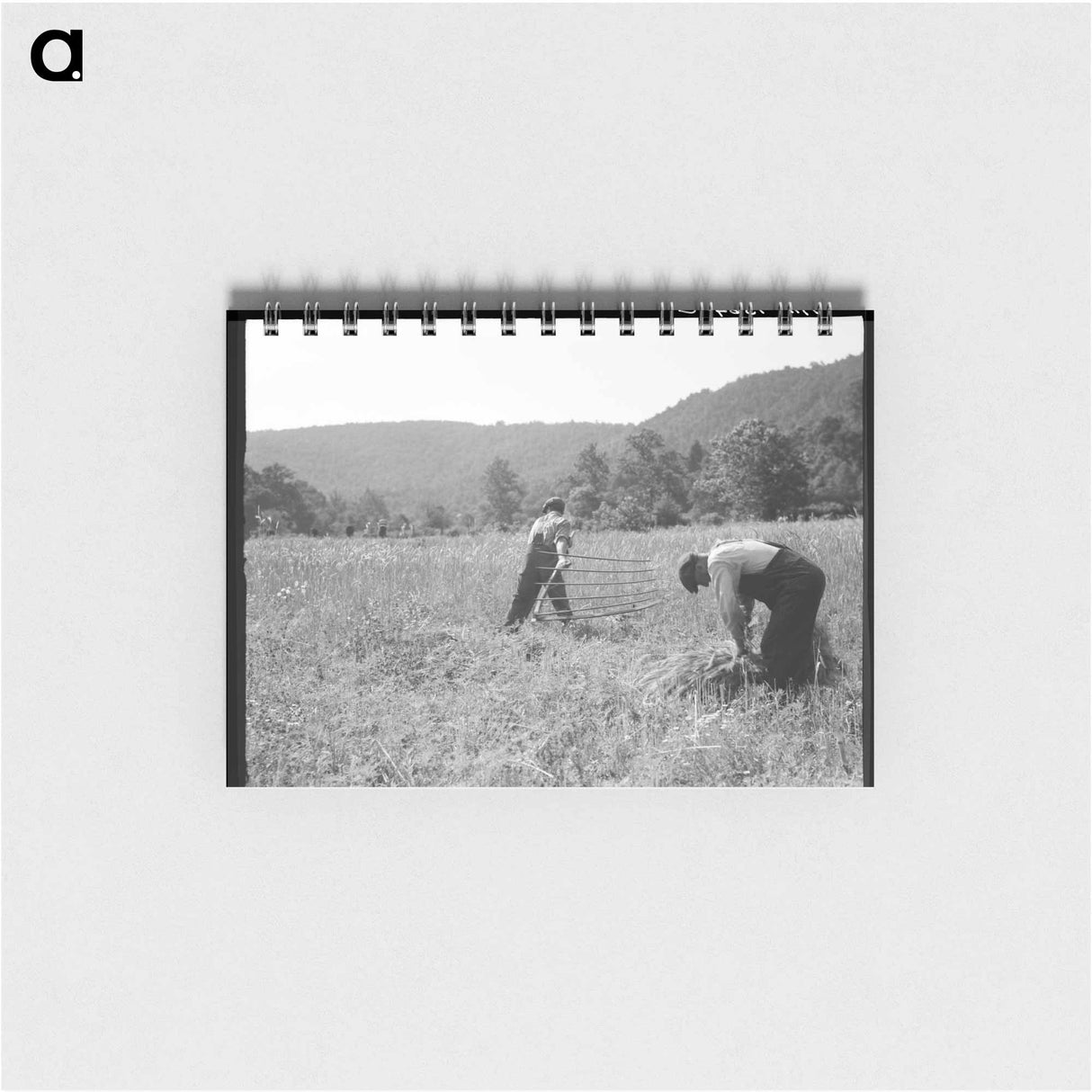 Untitled photo, possibly related to: Men cradling wheat in eastern Virginia near Sperryville - ドロテア ラング Memo.