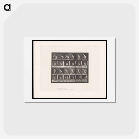 アートポストカード-Man Catching and Throwing
 - エドワード マイブリッジ Postcard.