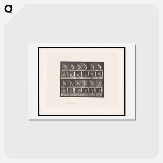 アートポストカード-Man Catching and Throwing
 - エドワード マイブリッジ Postcard.