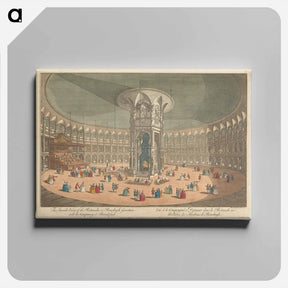 アートパネル-The Inside View of the Rotunda in Renelagh Gardens with the Company at Breakfast
 - イェール大学アートギャラリー Canvas.