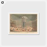 アートポストカード-The Inside View of the Rotunda in Renelagh Gardens with the Company at Breakfast
 - イェール大学アートギャラリー Postcard.