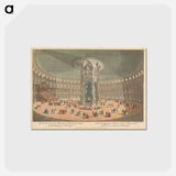 アートポストカード-The Inside View of the Rotunda in Renelagh Gardens with the Company at Breakfast
 - イェール大学アートギャラリー Postcard.