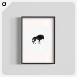 アートポスター-Wildebeest
 - 大英図書館 Poster.