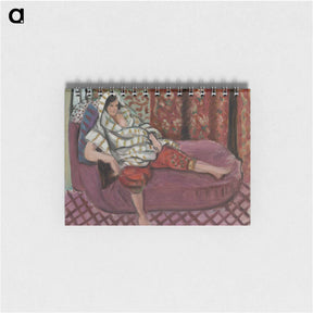 アートメモ帳-Woman on Rose Divan - アンリ マティス Memo.