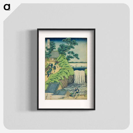 アートポスター-Aoigaoka Falls in the Eastern Capital - 葛飾 北斎 Poster.