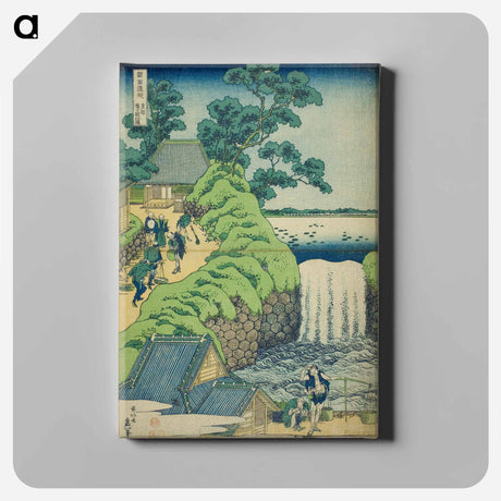 アートパネル-Aoigaoka Falls in the Eastern Capital - 葛飾 北斎 Canvas.