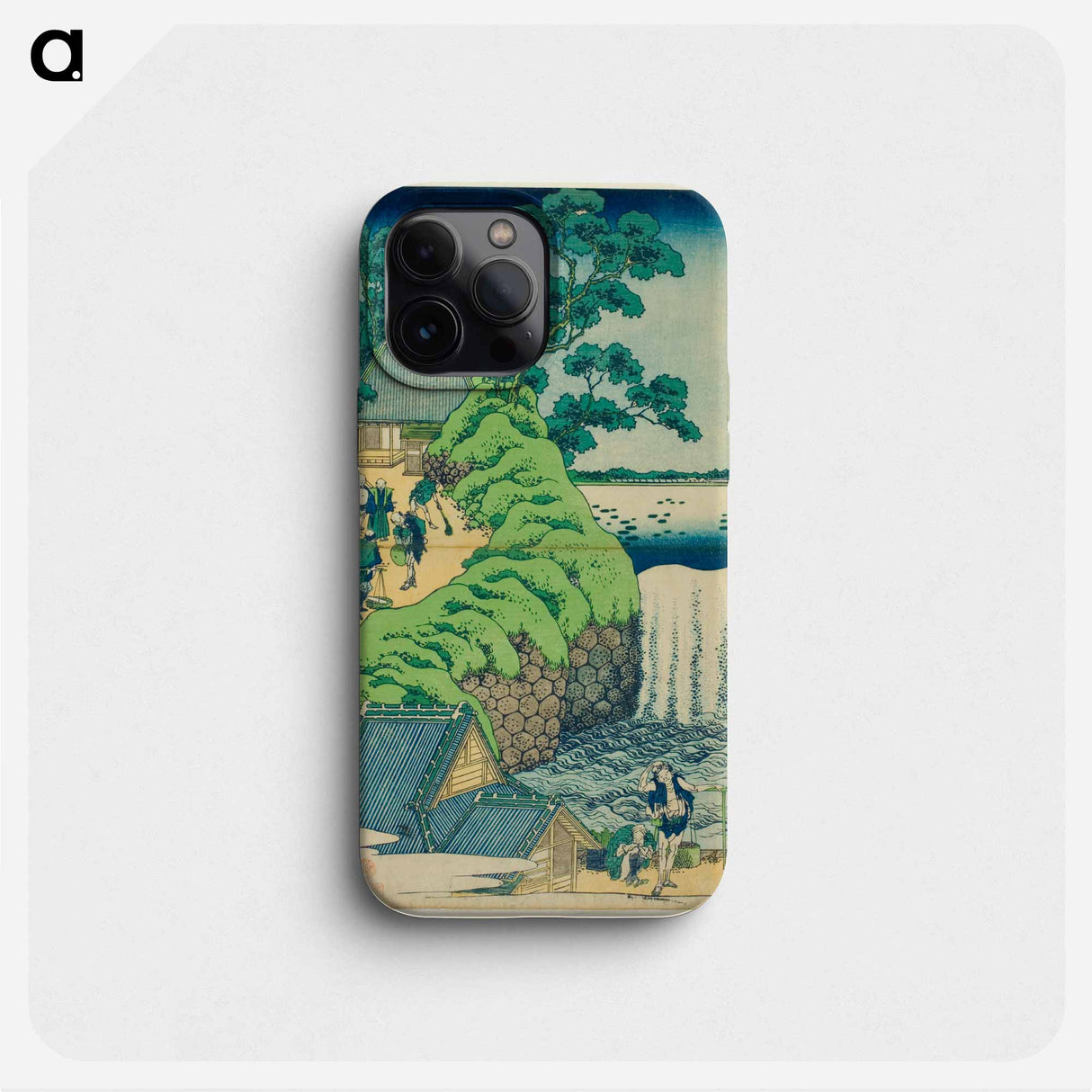 Aoigaoka Falls in the Eastern Capital - 葛飾 北斎 Phone Case.