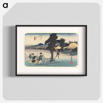 Minakuchi, Famous Dried Gourd Strips
 - 歌川 広重 Poster.