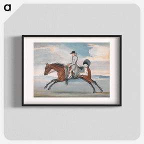 アートポスター-Racehorse at Exercise, Ridden by a Training-Groom
 - イェール大学アートギャラリー Poster.