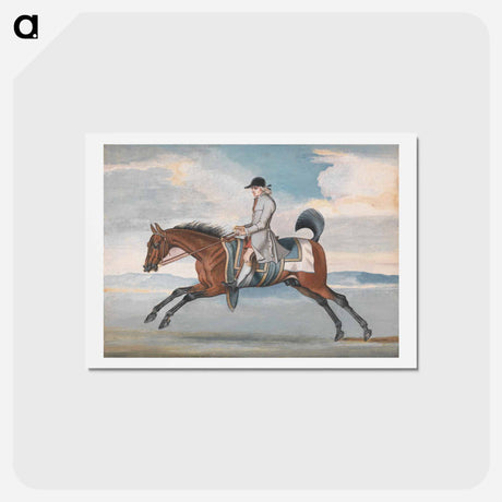 アートポストカード-Racehorse at Exercise, Ridden by a Training-Groom
 - イェール大学アートギャラリー Postcard.
