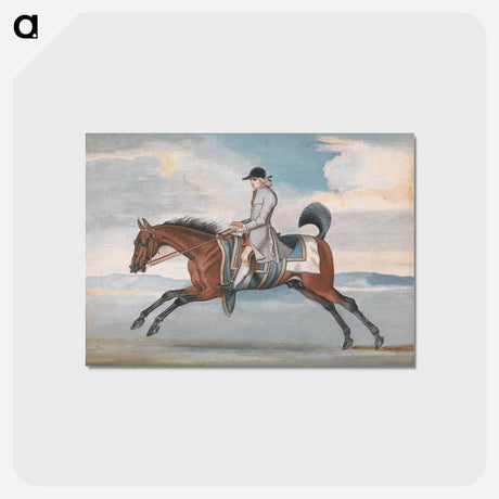 アートポストカード-Racehorse at Exercise, Ridden by a Training-Groom
 - イェール大学アートギャラリー Postcard.